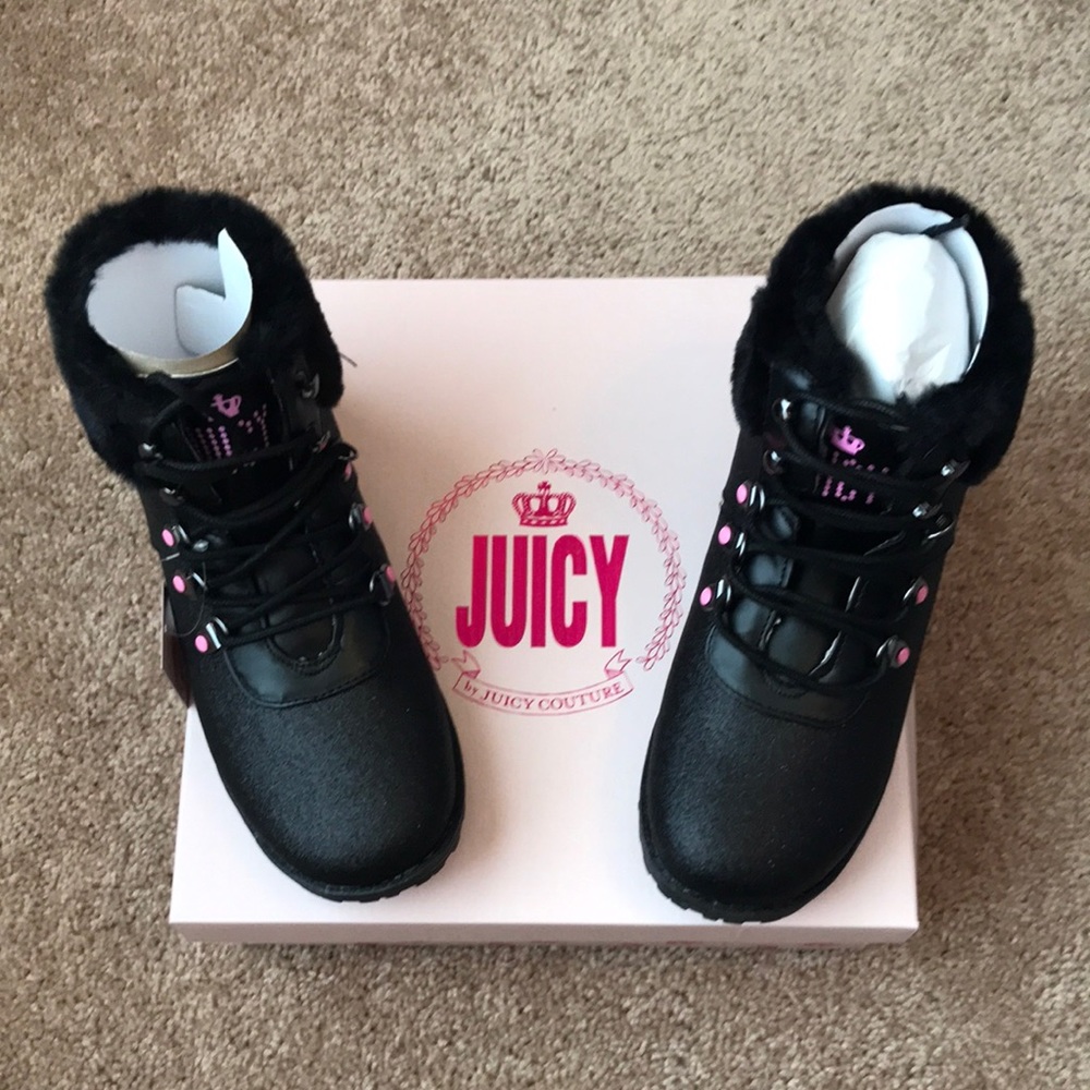 Juicy Couture Girls Shimmery Booties - Picture 2 of 8